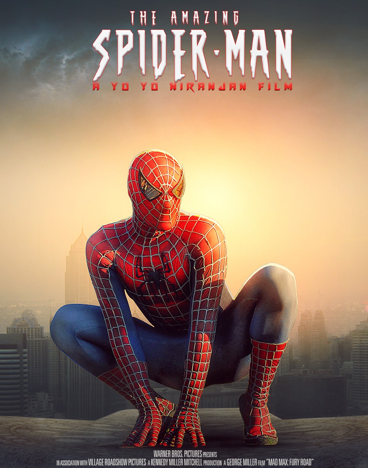 Old Spider Man Poster