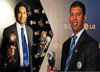 Sri Lankan`s Kumar Sangakkara and Dharmasena wins ICC awards 2012
