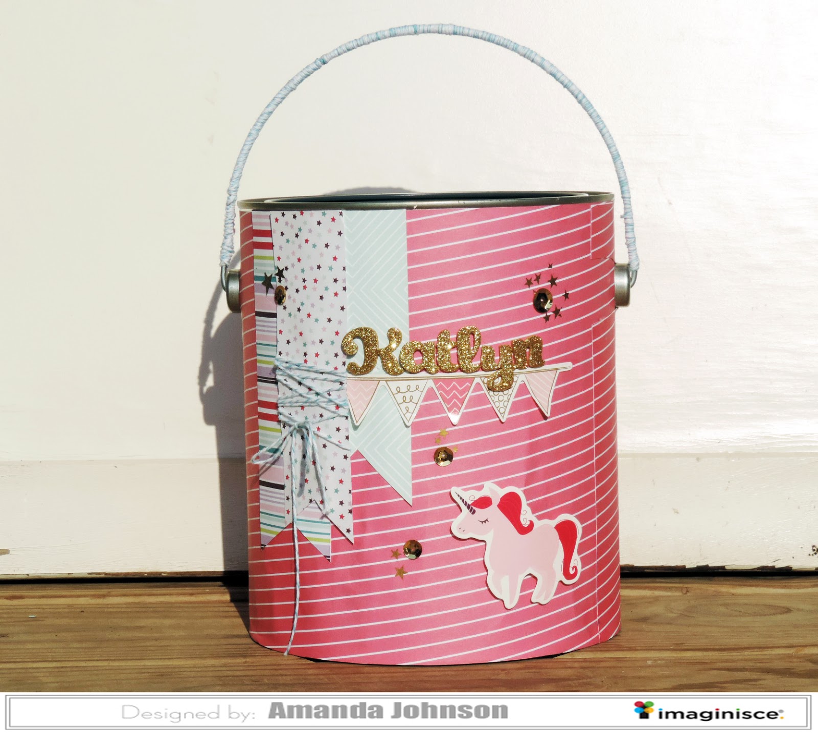 Random Sweetness Repurposed Paint Can