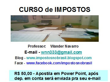 Curso de impostos