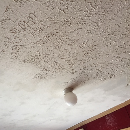 Runs For Cookies Removing A Textured Ceiling A Huge Diy