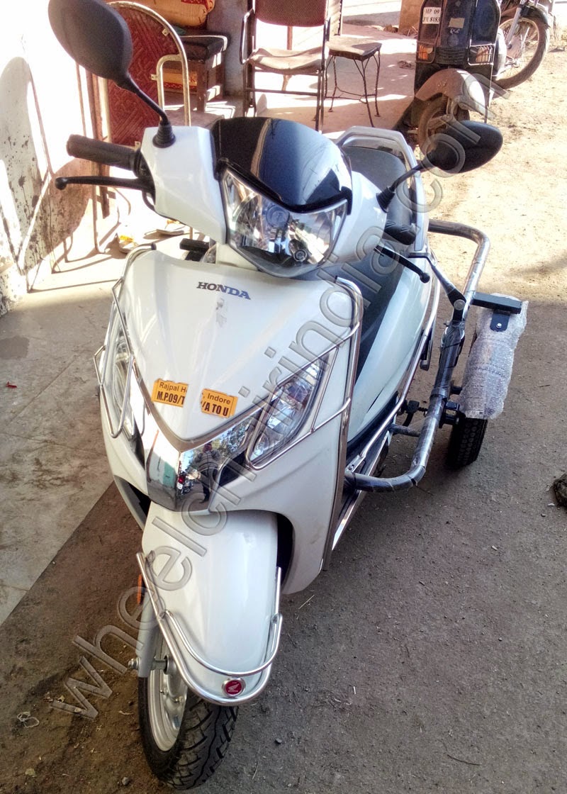 Side Wheel Attachment Electric Scooter For Use Disabled and Handicapped