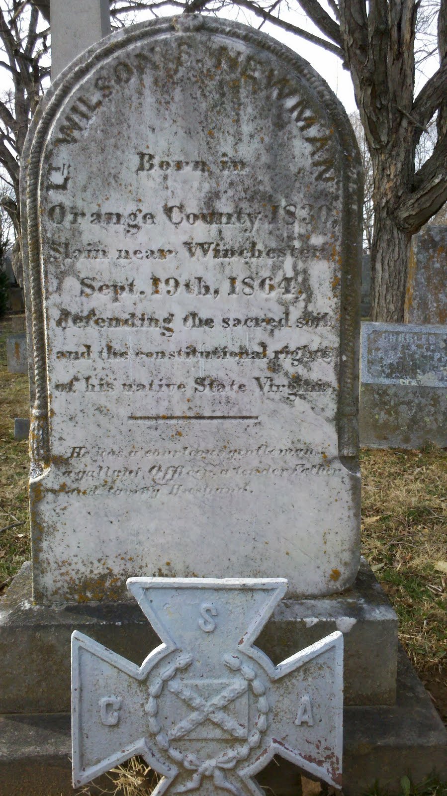 On the Way Home Stonewall Jackson Cemetery