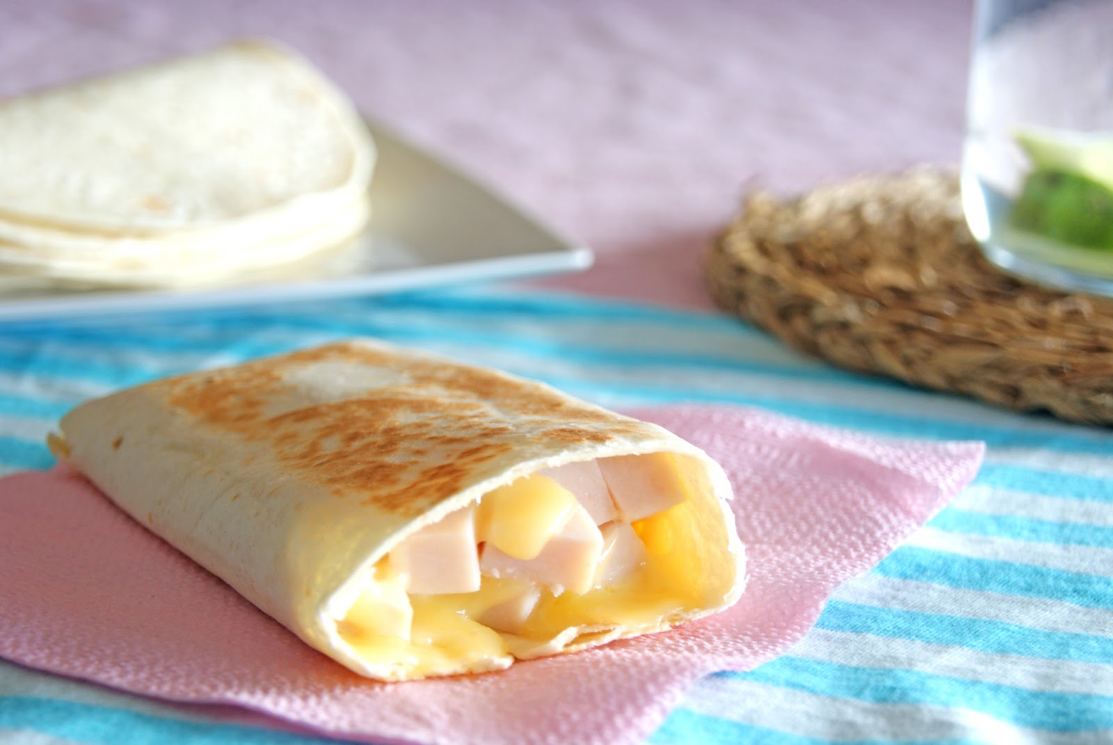 El pato de chocolate Flautas de pavo y queso