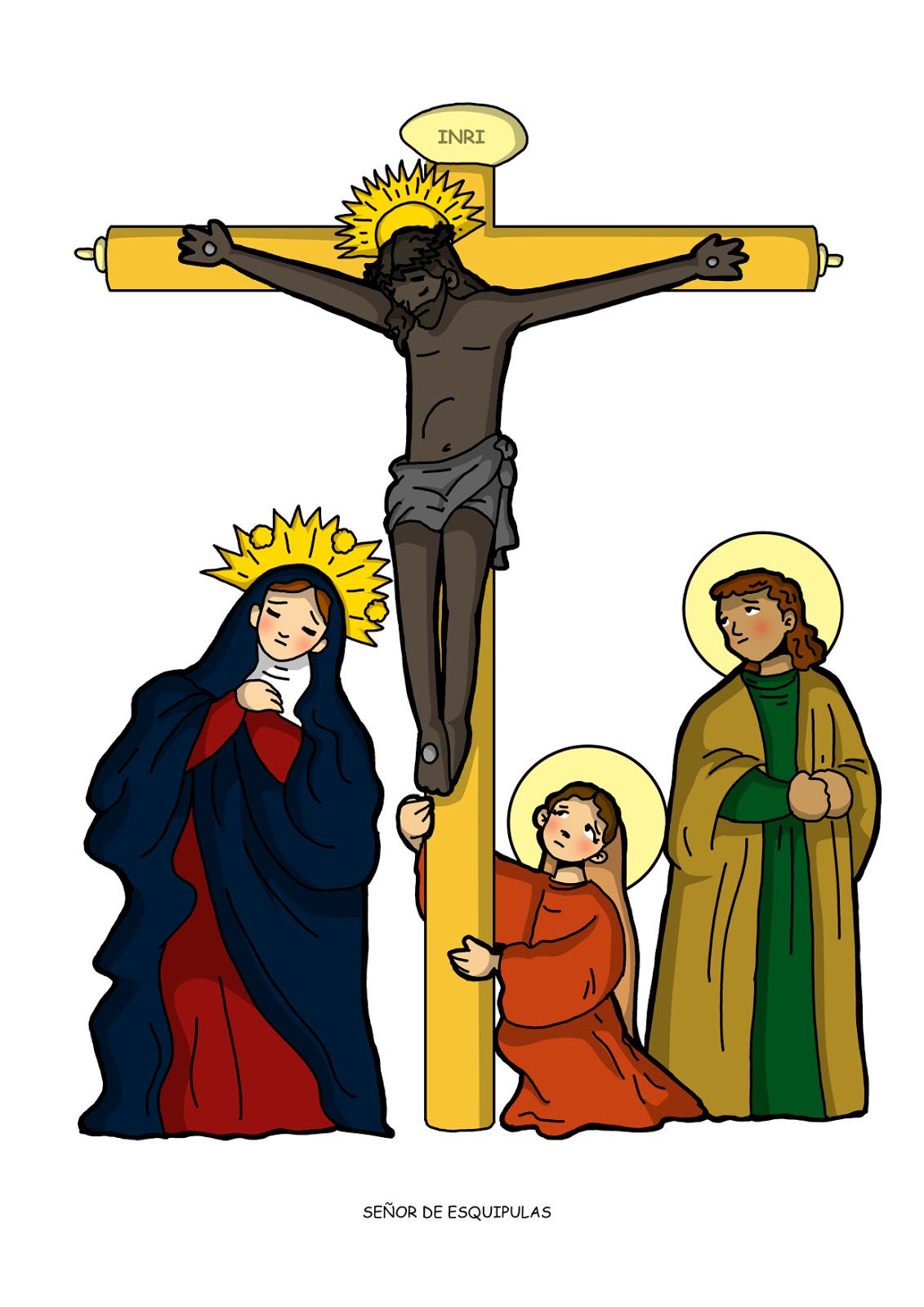 Imagen de Jesús Crucificado para Cruz  Cristo Crucificado