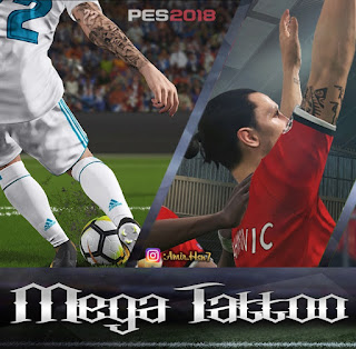 PES 2018 Mega Tattoopack by Amir.Hsn7