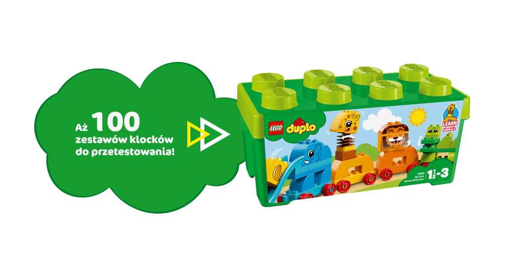 Do przetestowania 100 zestawów klocków LEGO® DUPLO Konkurs