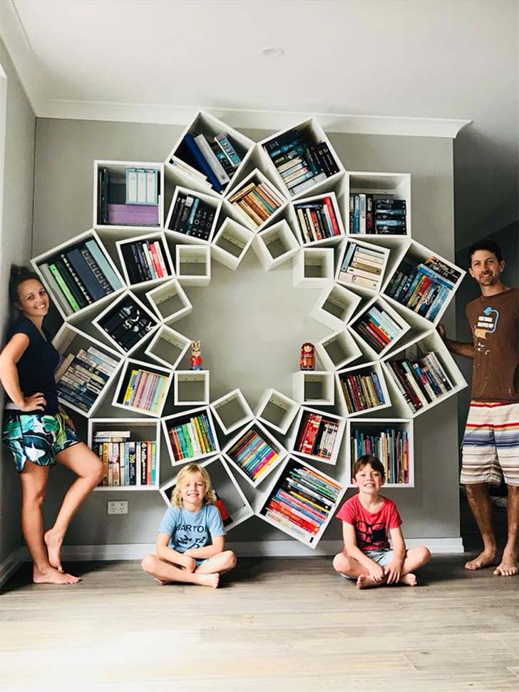 Couple Saw This Diy Bookshelf Design Online But They Had No Idea