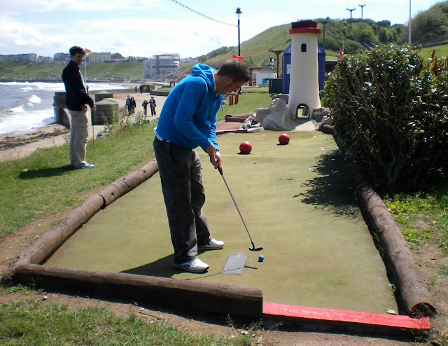 A view of the Adventure Golf course in Scarborough - it's very similar to the one in Littlehampton