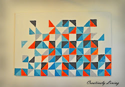 geometric wall square triangle diy painting nursery project pattern granny squares cypresstextiles modern perfect textiles end