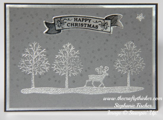 Stampin Up, #thecraftythinker, Totally Trees, Christmas Card, Xmas, Stampin Up Australia Demonstrator, NSW