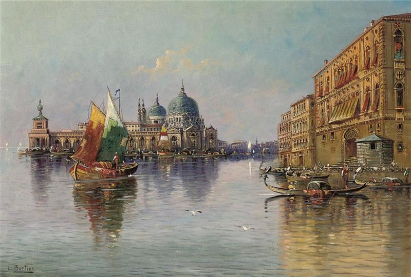 Karl Kaufmann 1843-1901 | Venetian Scene painter Karl Kaufmann 1843-1901 | Venetian Scene painter