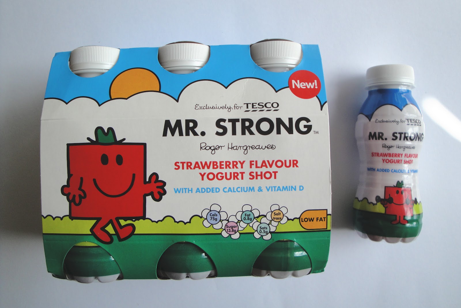 Grocery Gems Mr Strong Strawberry Flavour Yogurt Shot (Tesco Exclusive)