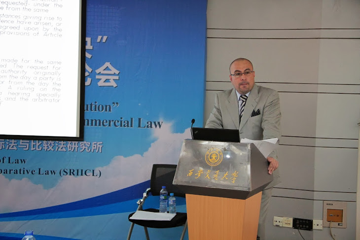 Congreso Internacional de Arbitraje en Xi'an - China I