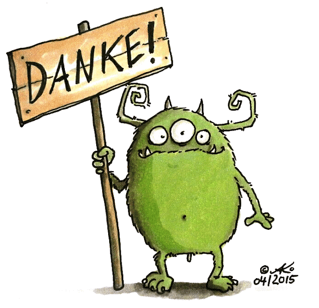 Monster, Cartoon, Characterdesign, Kommoß 