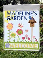 personalized garden welcome flag personalized garden welcome flag