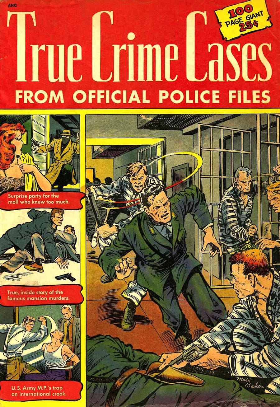 True Crime Cases NN Matt Baker Cover Pencil Ink true-crime-cases-nn-matt-baker-cover-pencil-ink