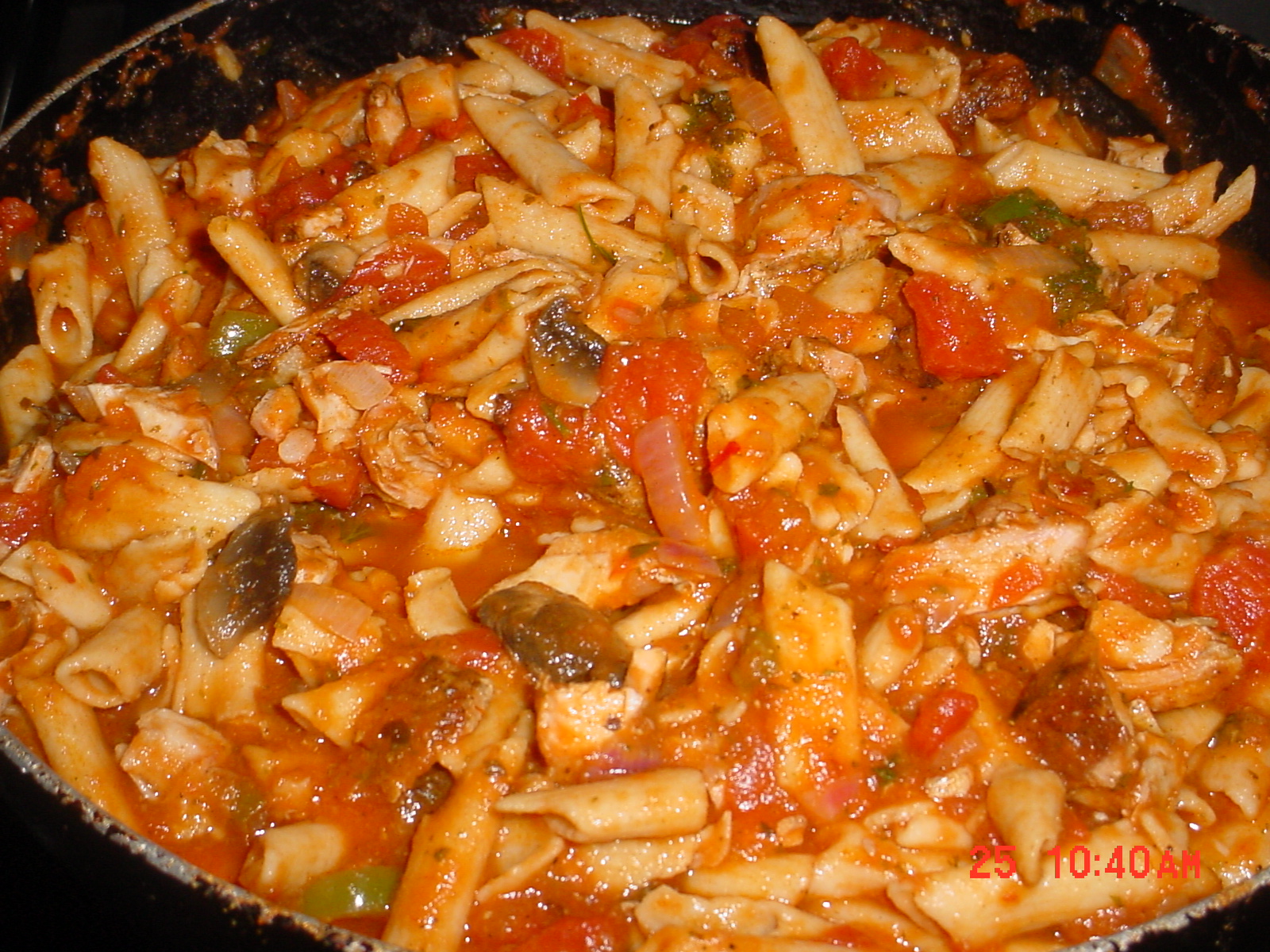 Full Figured Woman (repost)Chicken & Whole Grain Pasta