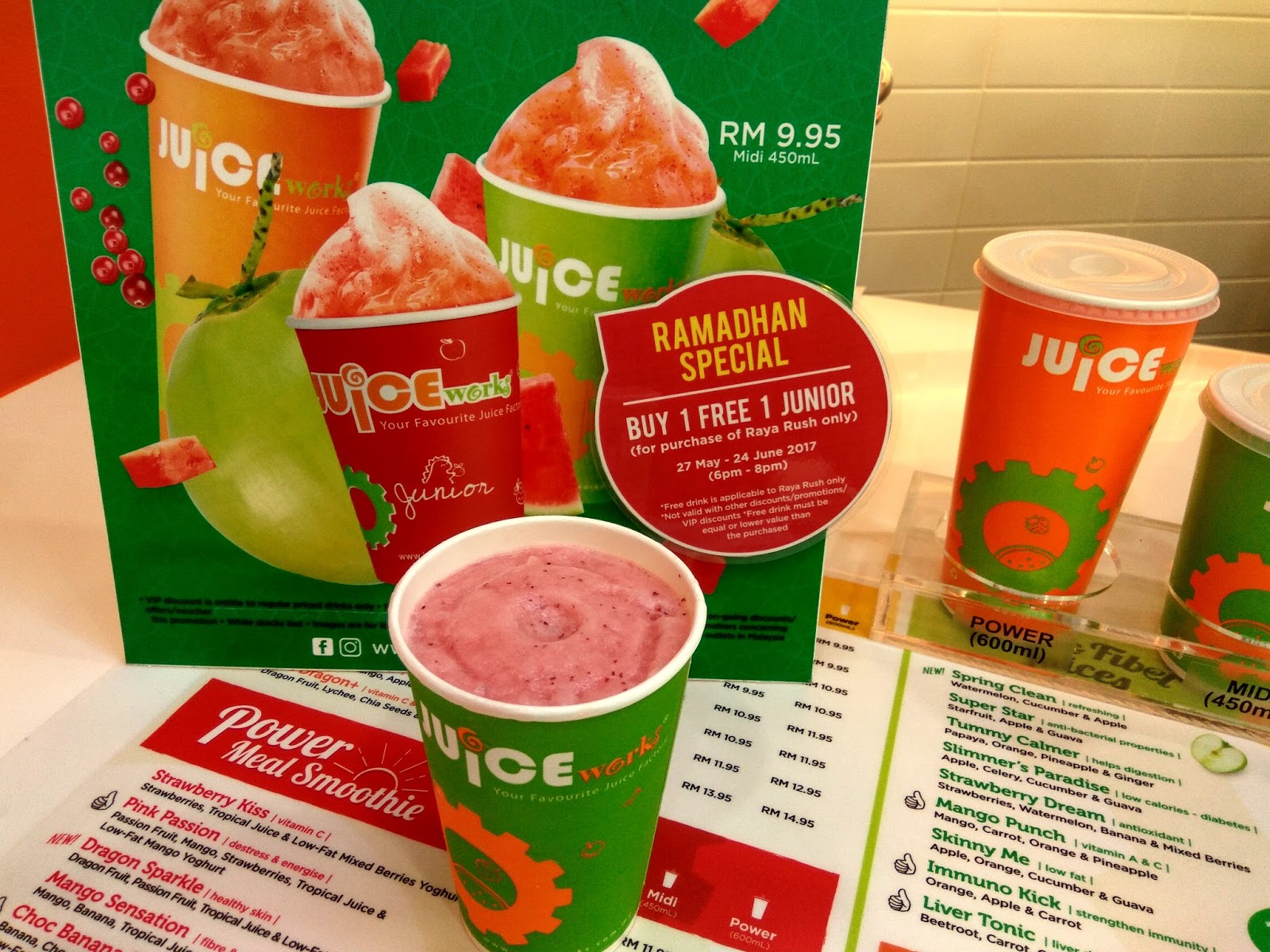Raya Rush Juice Works Malaysia