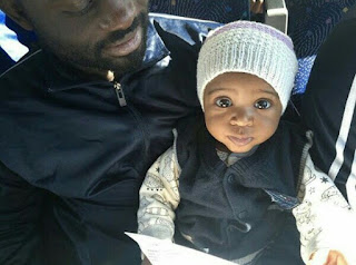 Photo: 6-month-old baby girl born in detention camp in Libya arrives Italy with her Nigerian parent
