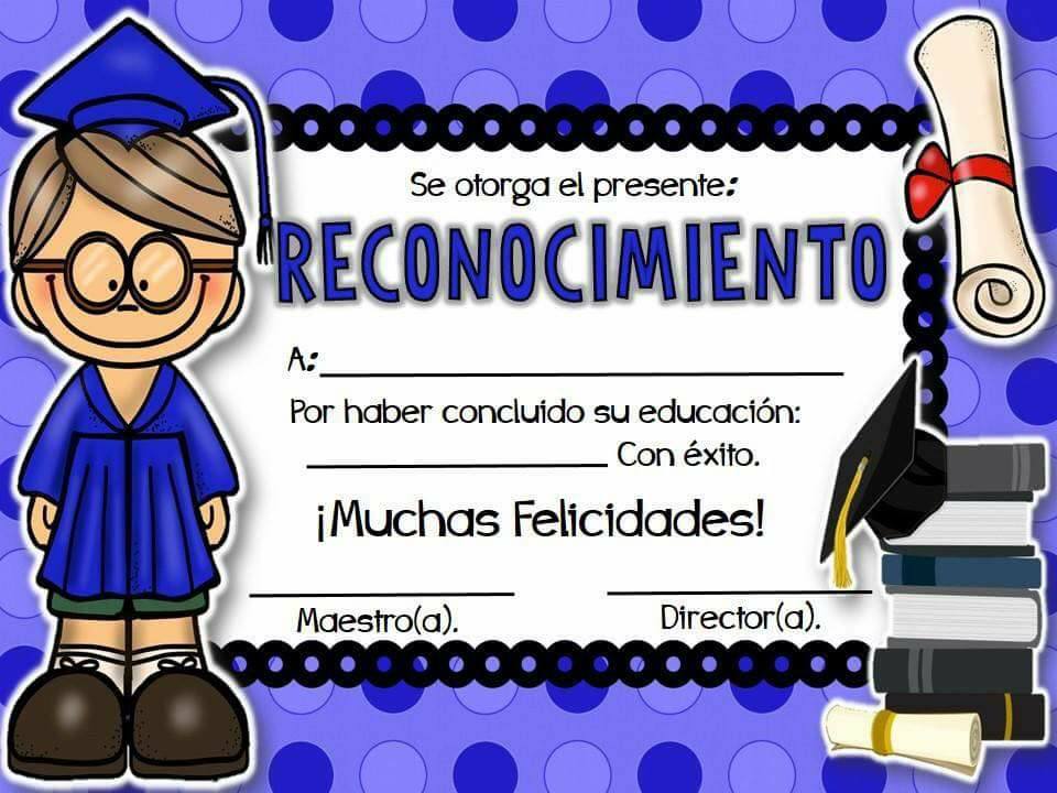 Fichas De Primaria Diplomas Fin De Ano Escolar