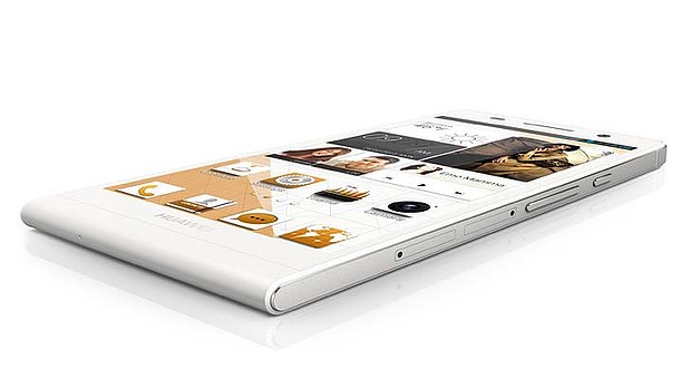 The Chinese manufacturer presents its latest, high-end smartphone Android "Ascend P6", that is "the finest in the world."