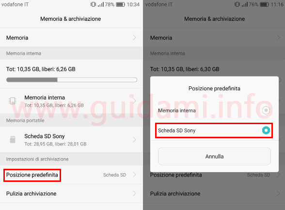 WHATSAPP MEMORIA INSUFFICIENTE SCARICA