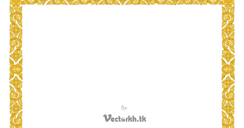 frame border kbach khmer vector you vectorkh corporate certificate design