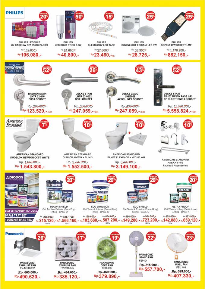 DepoBangunan - Promo Katalog Depo Bangunan Sale VI (sd. 18 Nov 2018)