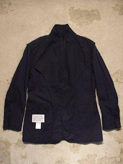 Engineered Garments Baker Jacket in Dk.Navy Java Cloth