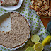 #91 Wegańska tarta daktylowa z kremem limonkowym i bananowym