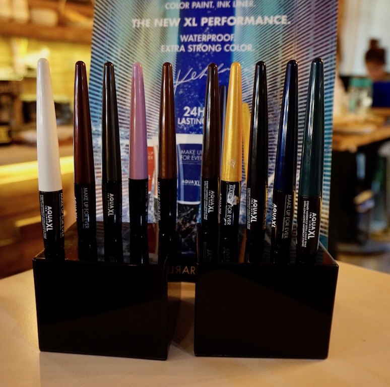 Intense, Waterproof Eyeliners called Makeup For Ever Aqua XL Color