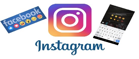 las reacciones de Facebook en Instagram