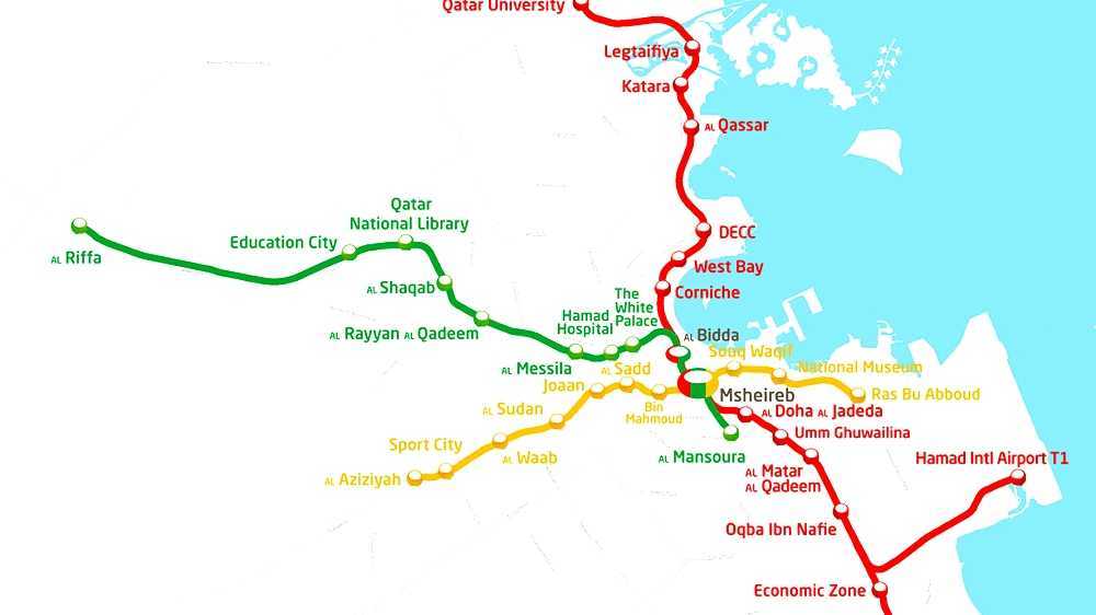 Doha Tube Map