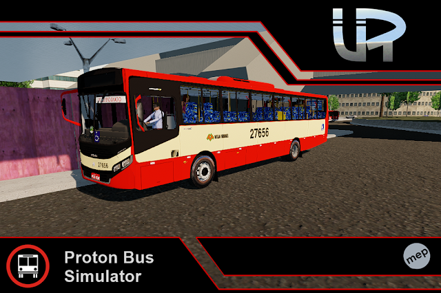 Apache VIP IV VW Vila Isabel Skin Proton Bus Simulator - Apache VIP IV VW 17.230 OD Euro IV Vila Isabel