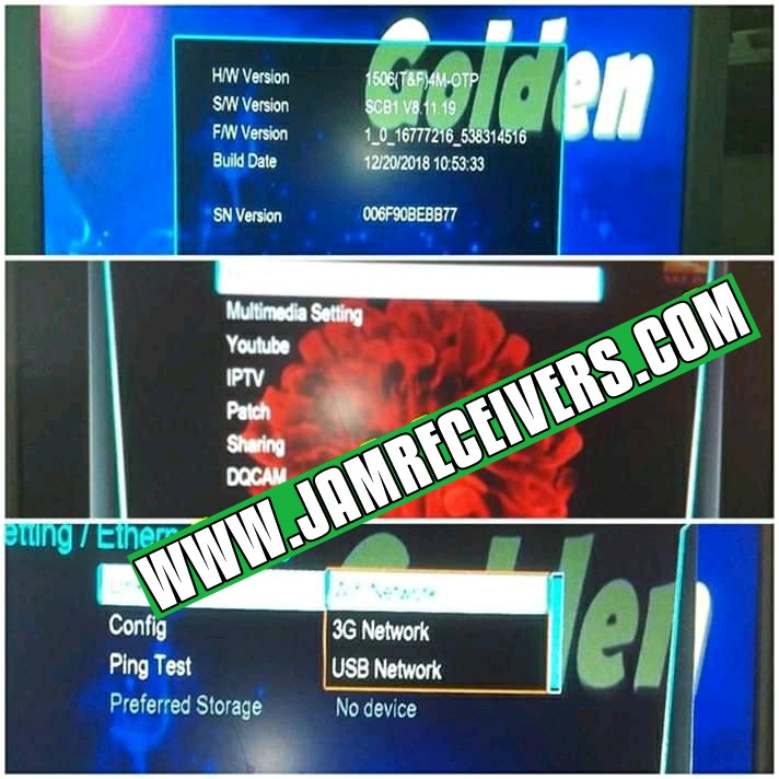 1506T&F Receivers New Power Vu Software 2019