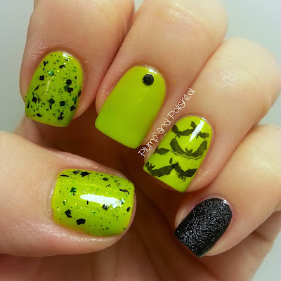 Plump and Polished: Falling for Nail Art: Bump In The Night