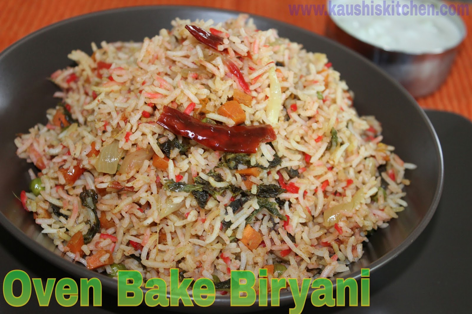 VEGETABLE DUM BIRYANI / OVEN BAKE BIRYANI