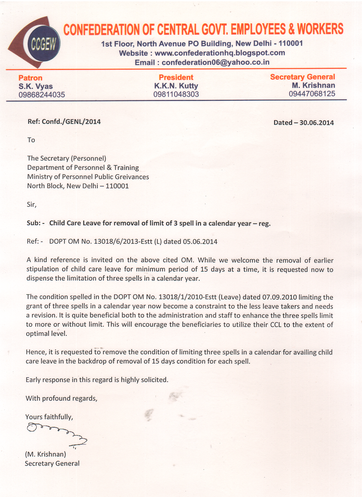 AIPEU,Gr.C Bhubaneswar, Odisha Confederation writes for removal of