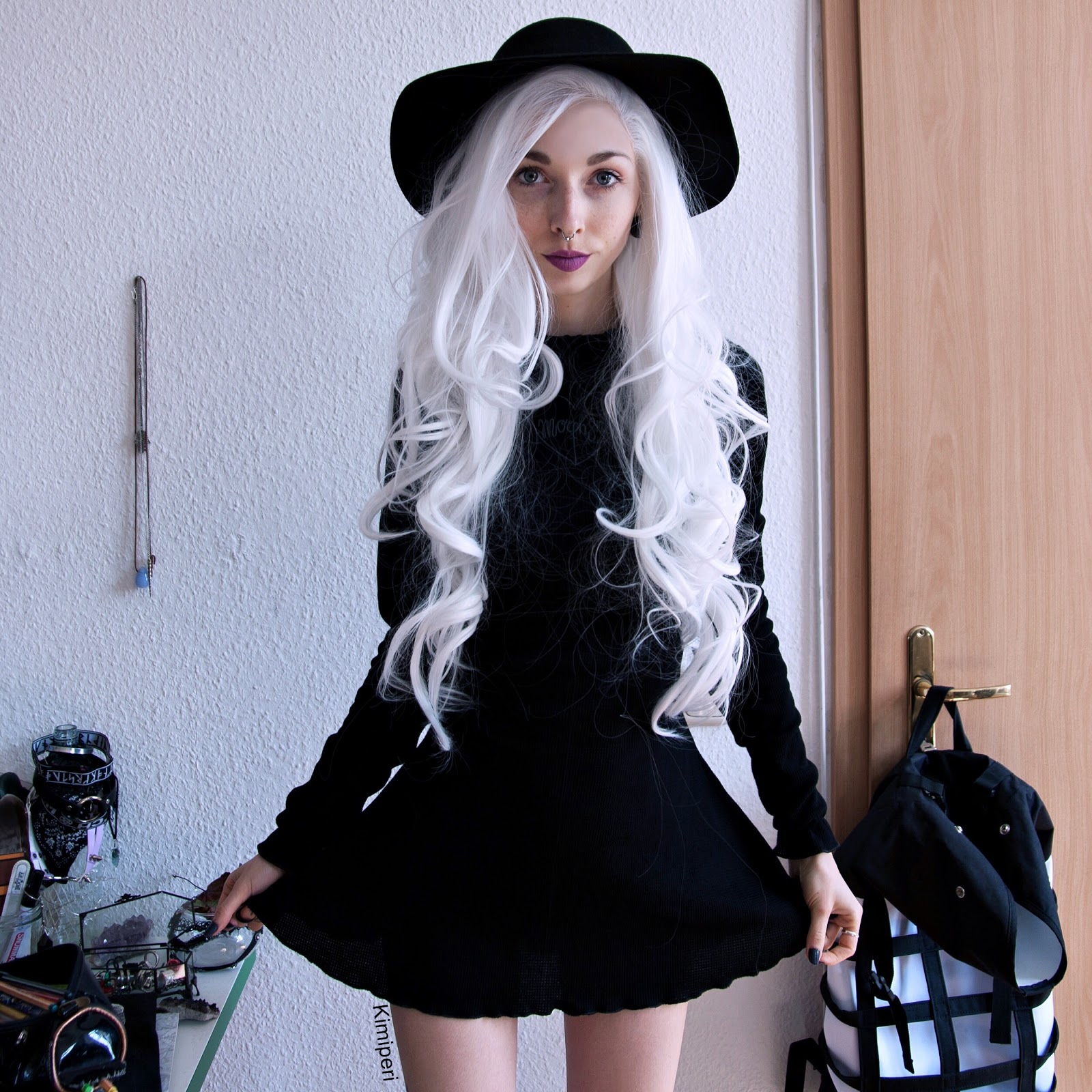 Kimi Peri - Morph8ne Charlotte Dress, H&M Witchy Hat - The Marionette ...