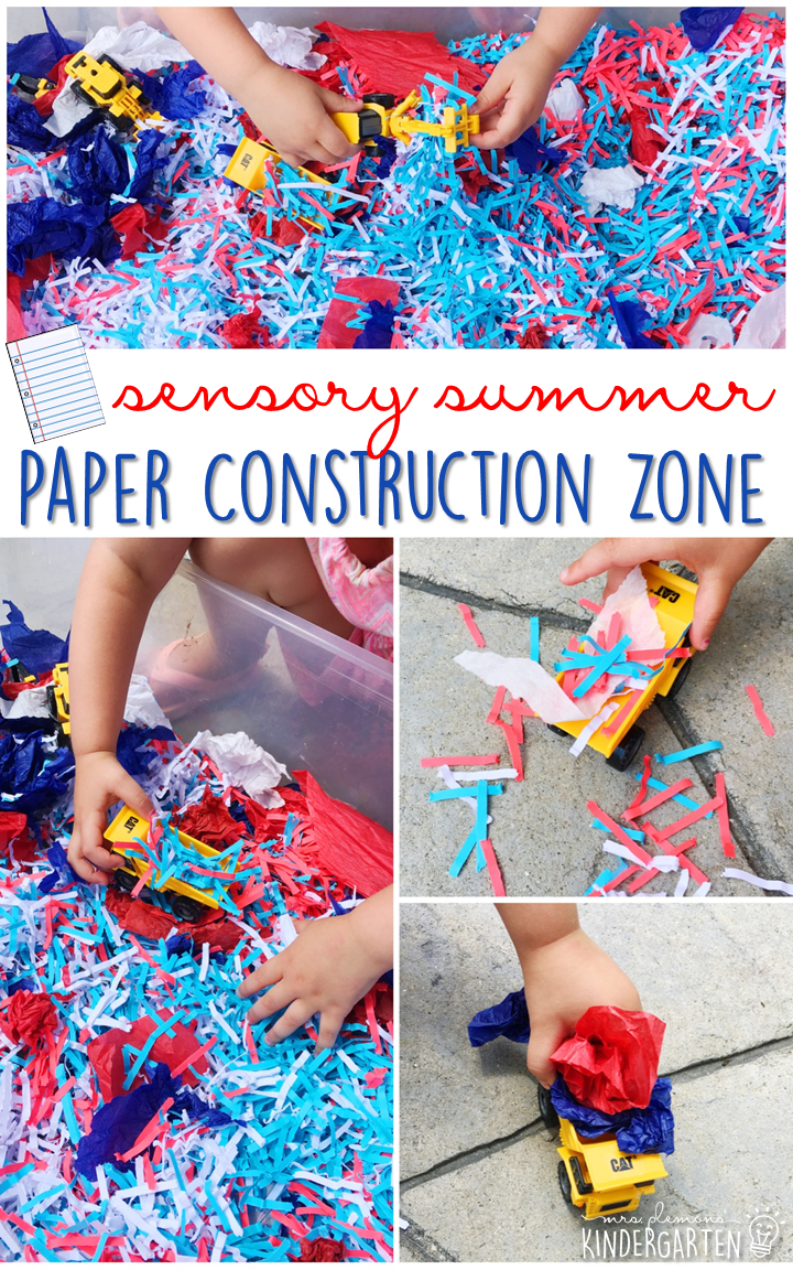 10 Ways to Play with Paper {Sensory Summer} Mrs. Plemons' Kindergarten