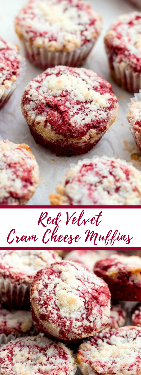 RED VELVET CREAM CHEESE MUFFINS #desserts #cakes