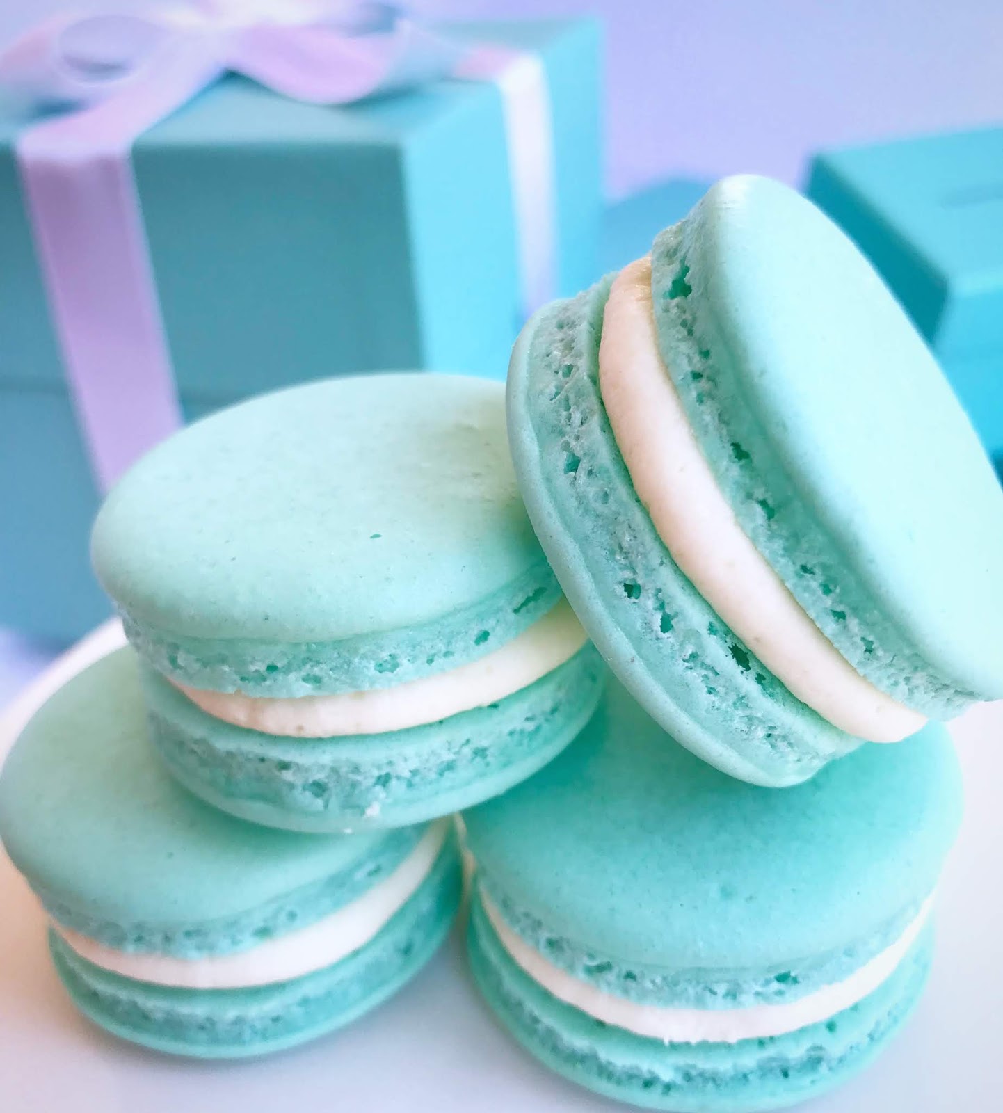 Tiffany Blue Macarons