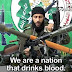 Hamas Muslim terrorist vows to slaughter Jews to bottle their blood & drink it for jihad