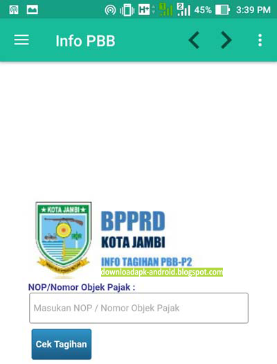 Cek Pajak PBB Online Jambi - DownloadAPK-Android