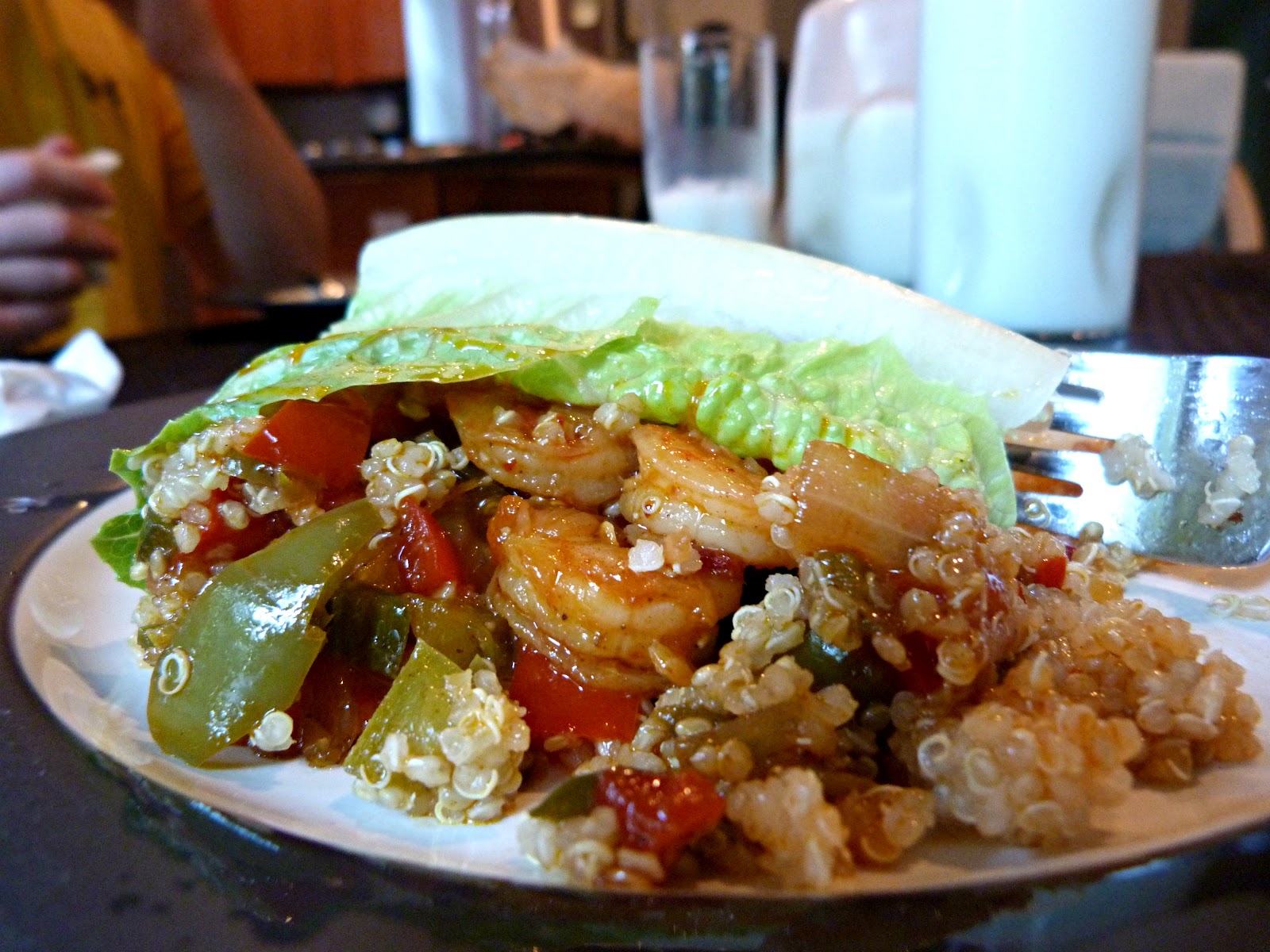 Taking Notes...Coast to Coast Spicy Thai Shrimp Lettuce Wraps