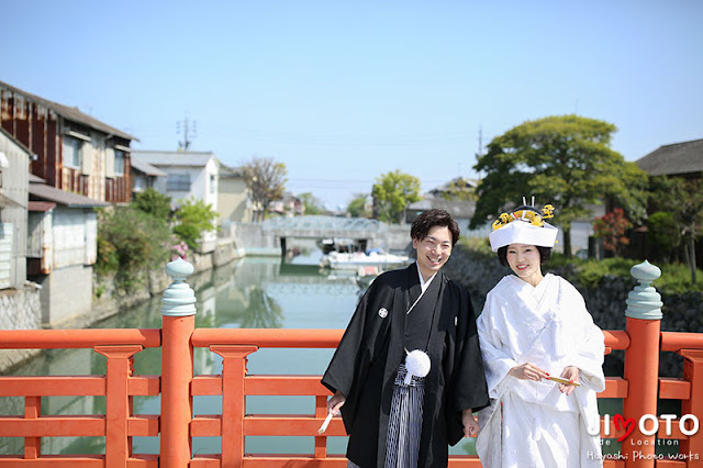 三重県桑名市の桑名宗社・春日神社での挙式撮影