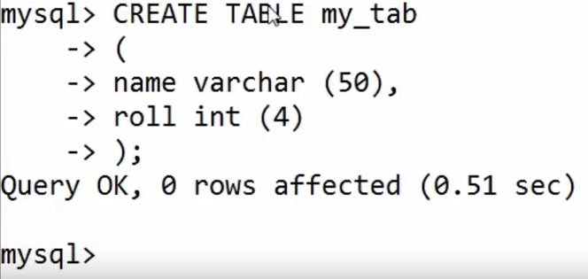 Create Table ~ Computer Languages (clcoding)