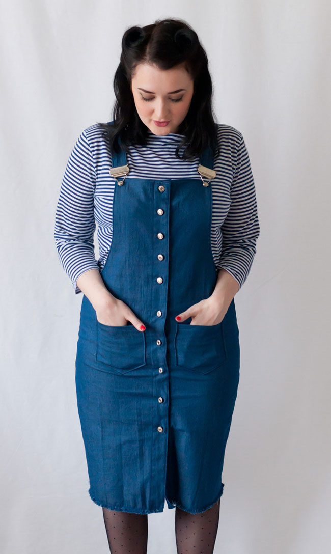 Five Design Hacks for the Cleo Dungaree Dress - Tilly and the Buttons