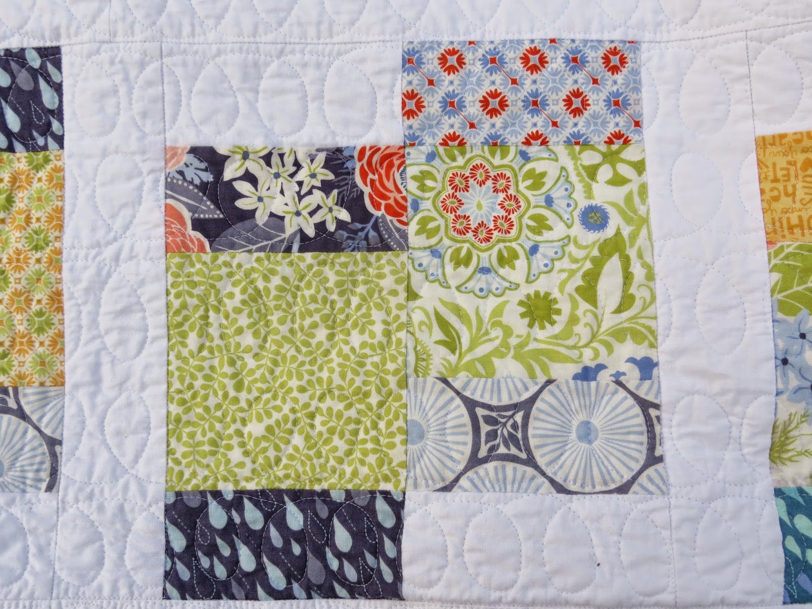 Jen's Crafts and Quilts Scrapbook: Sunny Southland Day lap quilt